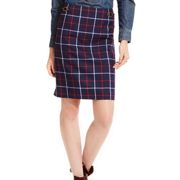 Tommy Hilfiger Dresses & Skirts - Tommy Hilfiger Plaid Tartan Pencil Skirt